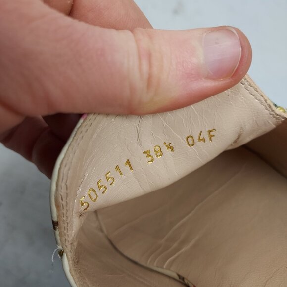 Gucci Princetown Rose Floral Cream Mule Slide Shoe - Picture 3 of 9